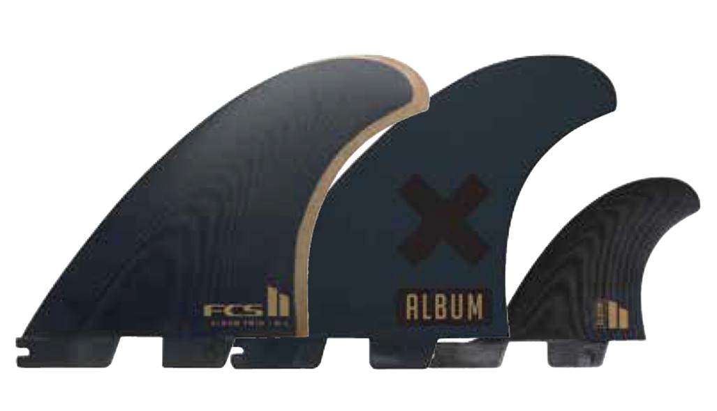 【FCS2 フィン】<br>FCS2 ALBUM TWIN + 1 PG FIN S-M  Black/Gold  <br>FCS II Matt Parker SPECIALTY TWIN+1 FIN <br>送料無料