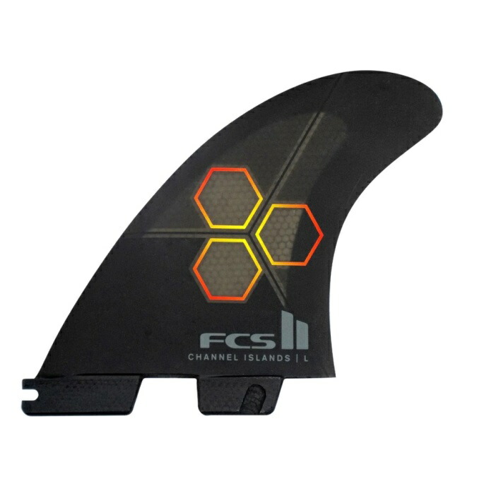 FCS2 CI UPRIGHT PC TRI FINS Black/Flame FCS 2 CHANNEL ISLANDS PERFORMANCE CORE TRI FINS チャンネルアイランド ショートボード フィン 送料無料