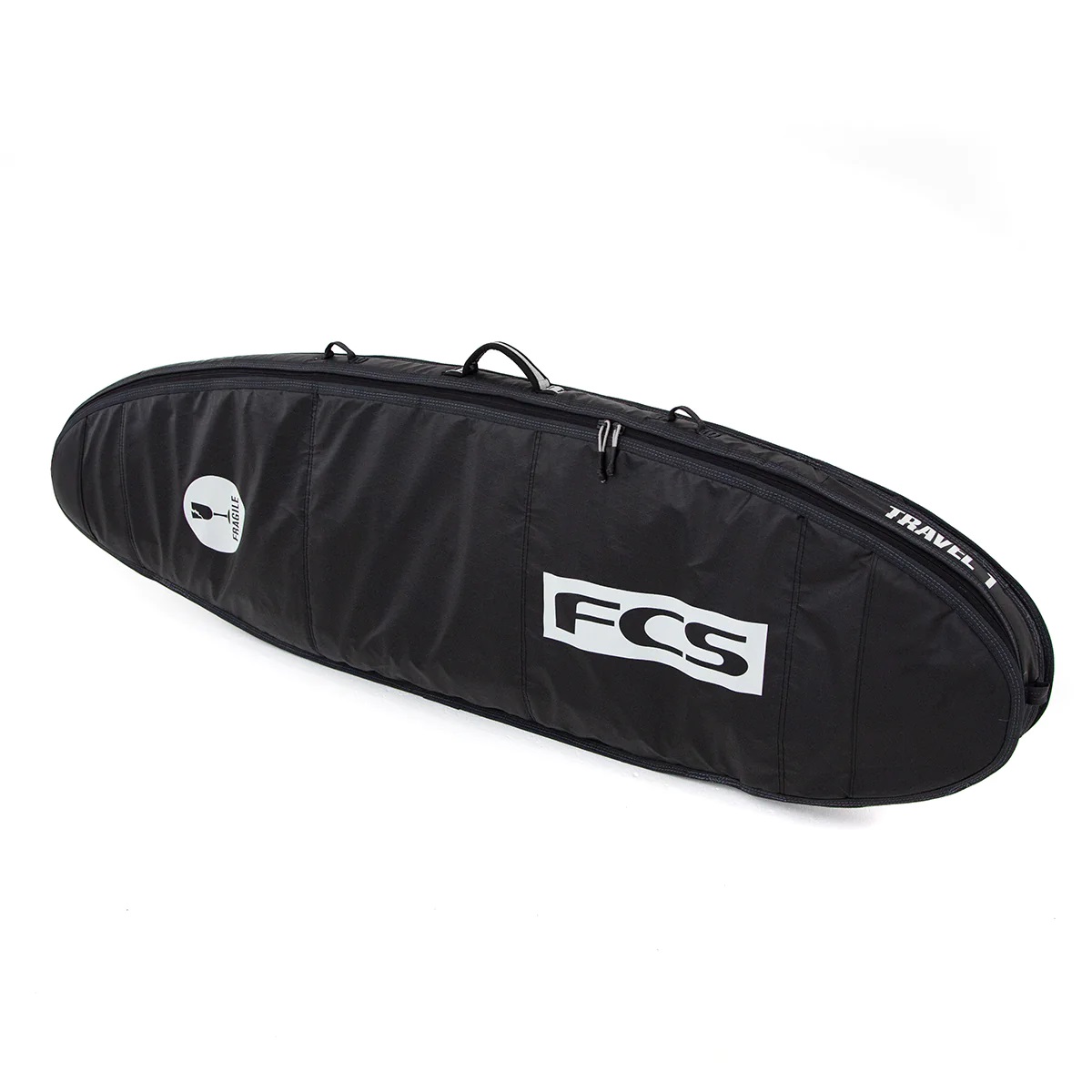 FCS TRAVEL 1 FUNBOARD 6\u00270 Black/Grey SURFBOARD COVER FCS ゲーム盤入れもの  気違いゲーム盤 6\u00270\" 捉え所の無い入れもの \u003cBR\u003e貨物輸送無料！"