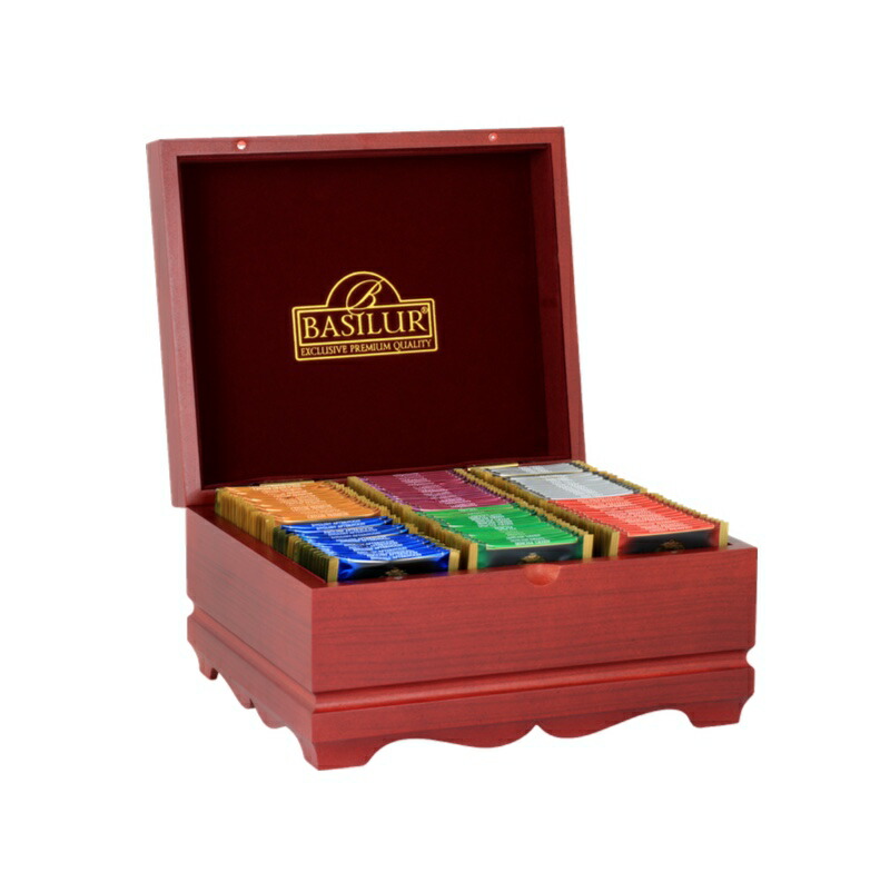 楽天市場 紅茶ティーバッグ収納木箱 ティーバッグ6種 10袋付き バシラーティー 母の日 ギフト ティーバッグ 収納 インテリア 贈り物 ギフト おしゃれ 紅茶 送料無料 引き出物 引出物 結婚内祝い 出産内祝い 引越し ご挨拶 お返し 新築祝い プレゼント 結婚祝い