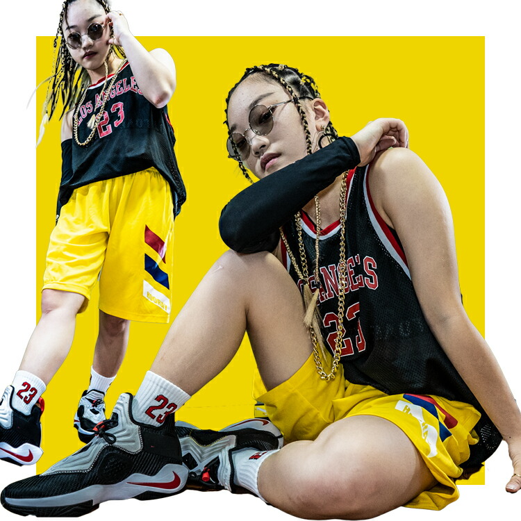 ダンス 衣装 ヒップホップ キッズ バスケットパンツ バスパン ダンス衣装に フーレイのバスパン!! おしゃれ かわいい 小さいサイズ ルームウェア 男の子 女の子 110 120 130 140 150 S M L XL ブラック レッド ブルー パープル イエロー ピンク オレンジ ネイビー グリーン画像
