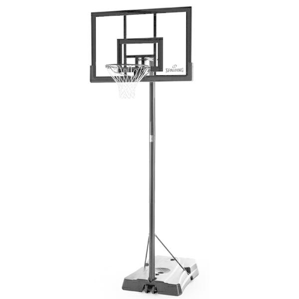 42インチ ハイライトアクリルポータブル【家庭用/高さ調節可能】【メーカー直送品】 [SPALDING スポルディング] バスケ 家庭用バスケットゴール バスケットボール リング シュート練習 スキル 自宅