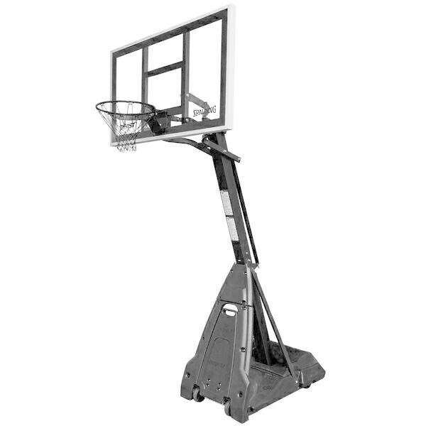 60インチ ザ・ビースト ステルス【家庭用/高さ調節可能】【メーカー直送品】 [SPALDING スポルディング] バスケ 家庭用バスケットゴール バスケットボール リング シュート練習 スキル 自宅