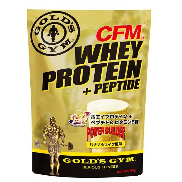 CFMホエイプロテイン＋ペプチド バナナシェイク風味（2kg）[GOLD'S GYM_S ゴールドジムサプリ]｜B-EXCEED 店