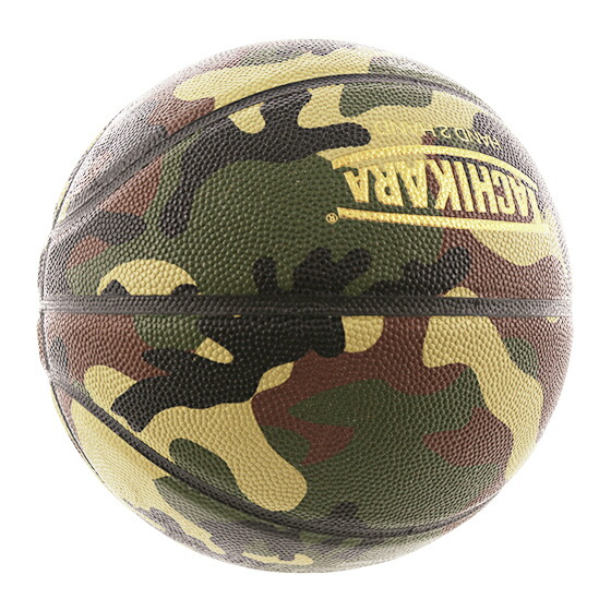 Tachikara タチカラバスケットボール カムフラージュ 家鴨稟質 うまれつき革 Original Leather Basketball Woodland Camouflage Suna Es