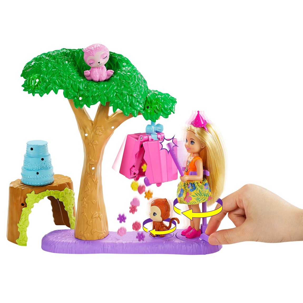 バービー チェルシー ロスト・バースデー ピニャータ パーティー サプライズ プレイセット 人形用おもちゃ｜Basqueバスク