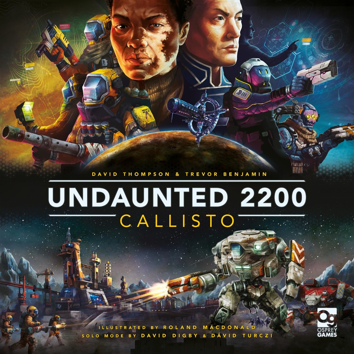 Undaunted 2200: Callisto 英語版 ボードゲーム 戦略 デッキ構築 SF 1-4人用 対象年齢14歳以上｜Basqueバスク