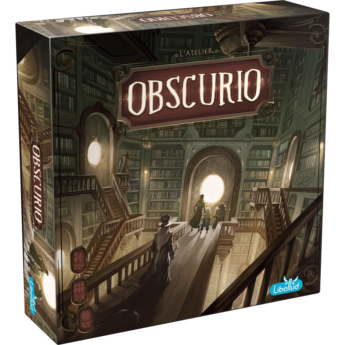 Obscurio 英語版 ボードゲーム 協力型 正体隠匿 2-8人用 対象年齢10歳以上|Basqueバスク