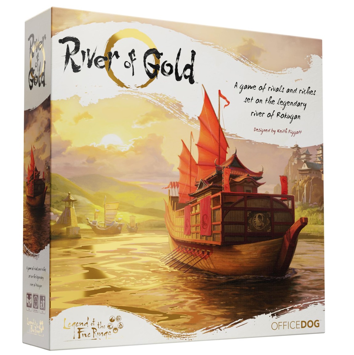 River of Gold 英語版 ボードゲーム 戦略ゲーム 2-4人用 対象年齢14歳以上 ミニ拡張付属|Basqueバスク