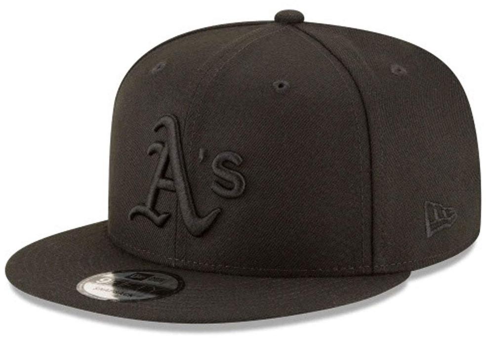 New Era 9Fifty ハット Oakland Athletics MLB ベーシック ブラック スナップバック キャップ