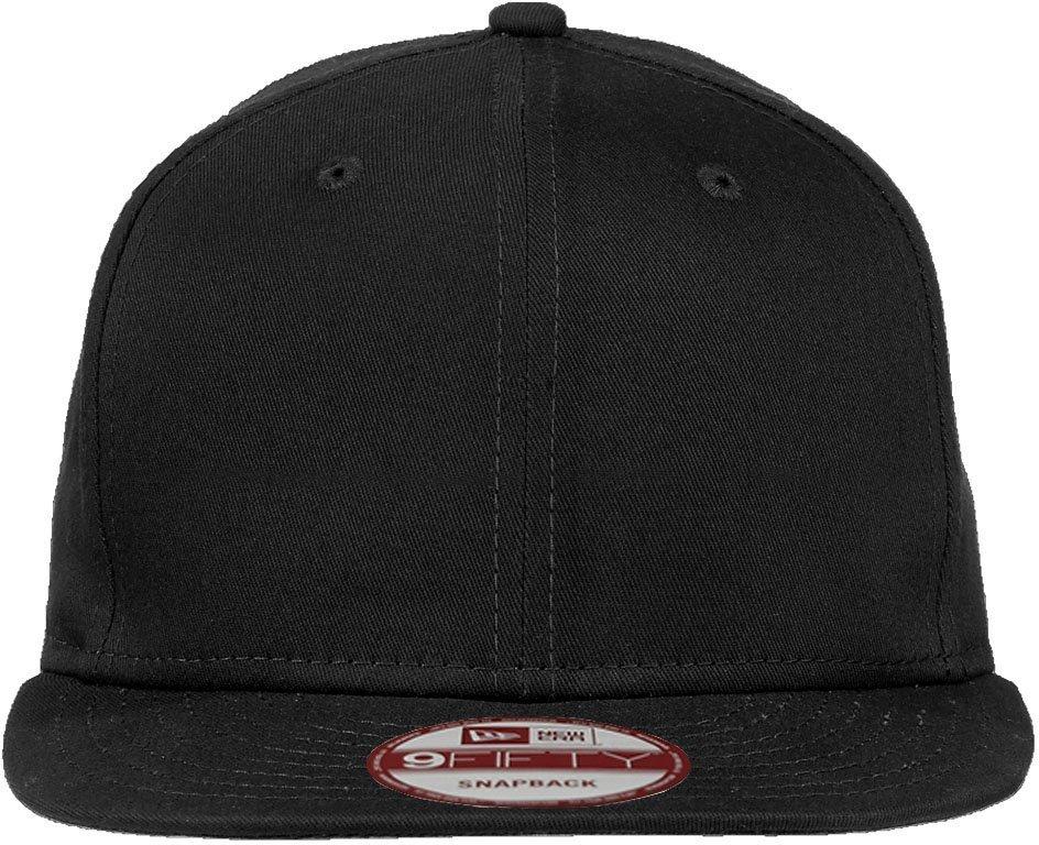 New Era 9FIFTY オーセンティック フラットビル スナップバック アジャスタブル ベースボールキャップ ブラック