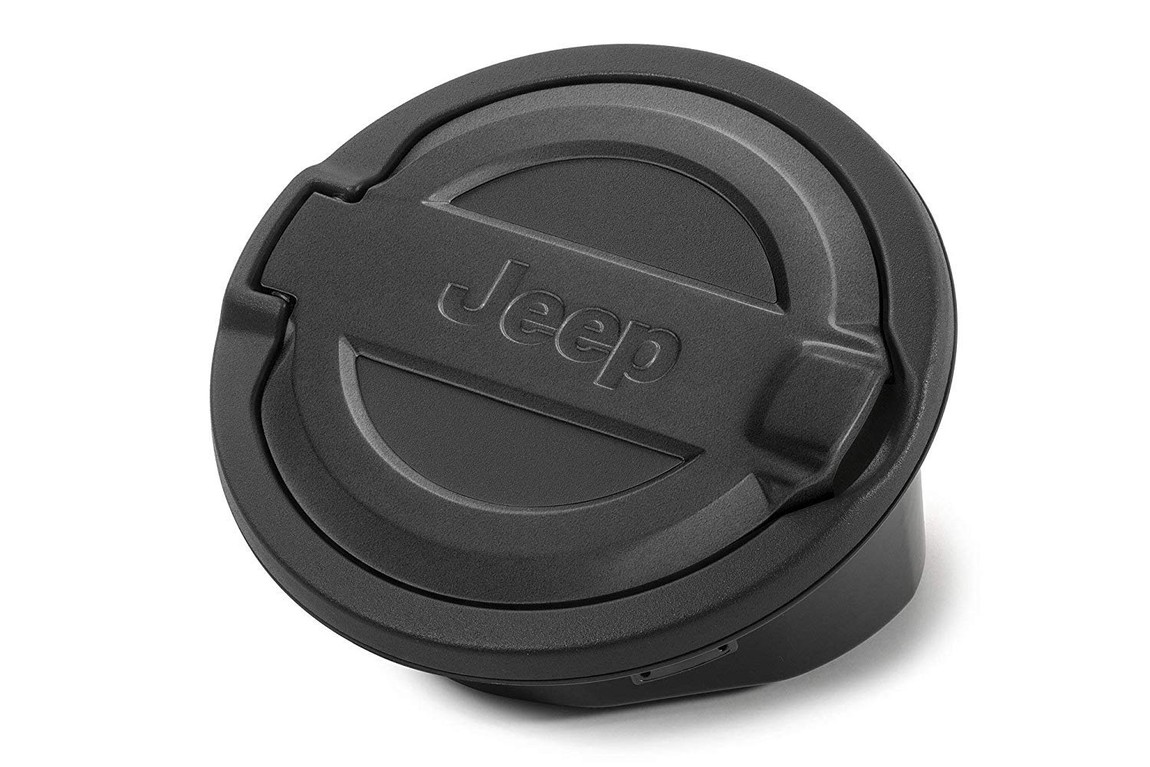 Jeep純正 Wrangler JL Gladiator JT フューエルドア フューエルリッド ブラック アルミ|Basqueバスク