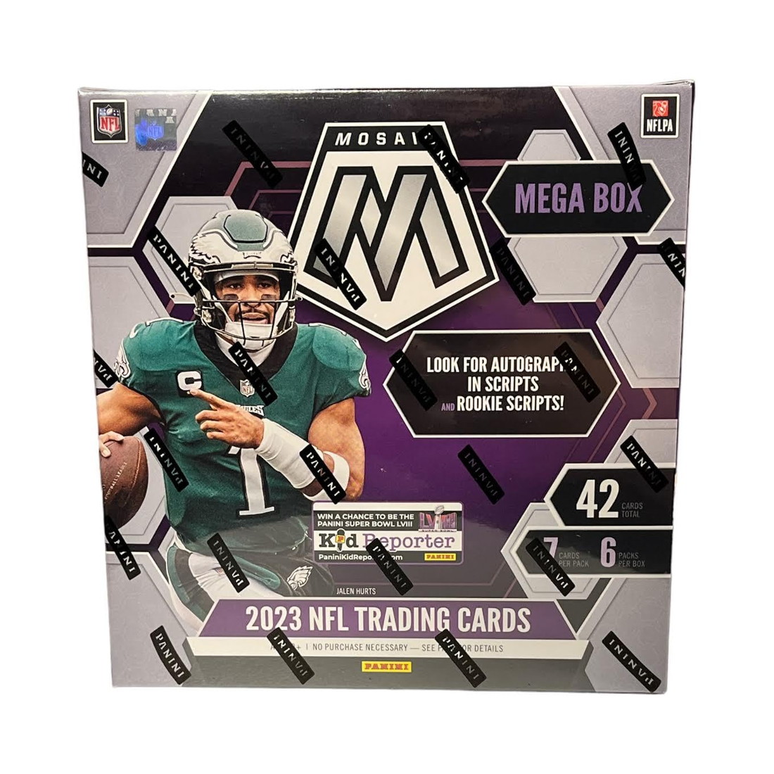 2023 Panini Mosaic フットボール メガ トレーディングカードボックス Fanatics限定版