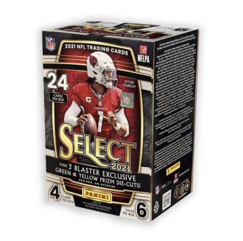 2021 Panini Select フットボール ブラスターボックス (Green & Yellow Prizms)
