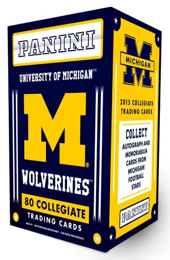 Panini 2015 Michigan Wolverines Collegiate トレーディングカード ブラスターボックス