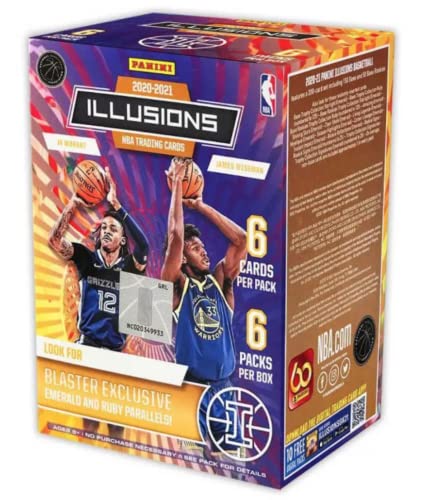 PANINI AMERICA 2020-21 Panini Basketball Illusions ブラスター NBA ファクトリーシール済み