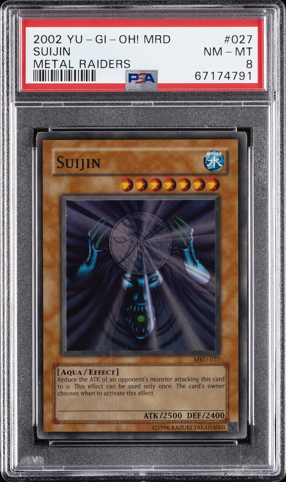 遊戯王英語版 2002 MRD-METAL RAIDERS SUIJIN #027 PSA 8 鑑定済【中古】|Basqueバスク