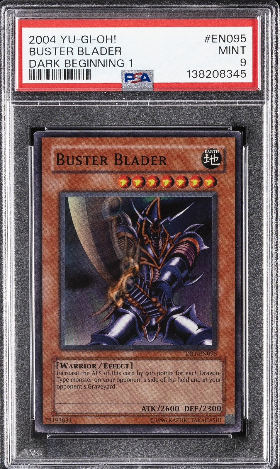 遊戯王英語版 2004 DARK BEGINNING 1 BUSTER BLADER EN095 PSA 9 鑑定済【中古】｜Basqueバスク