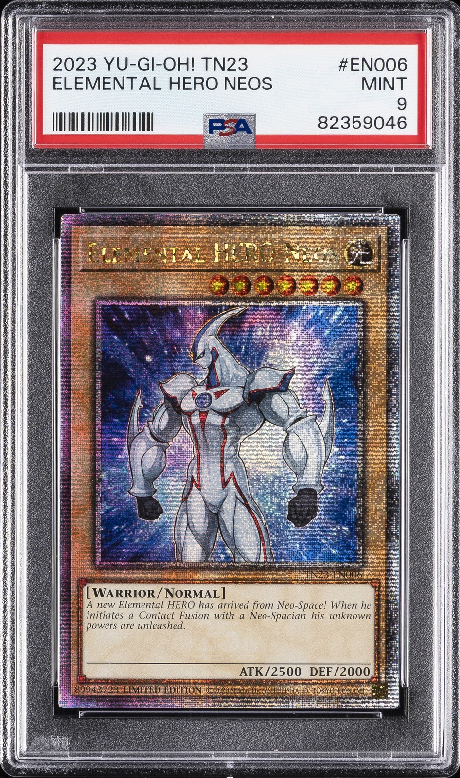遊戯王英語版 2023 25th Anniversary Tin: Dueling Heroes E・HERO ネオス TN23 PSA9 鑑定済【中古】|Basqueバスク