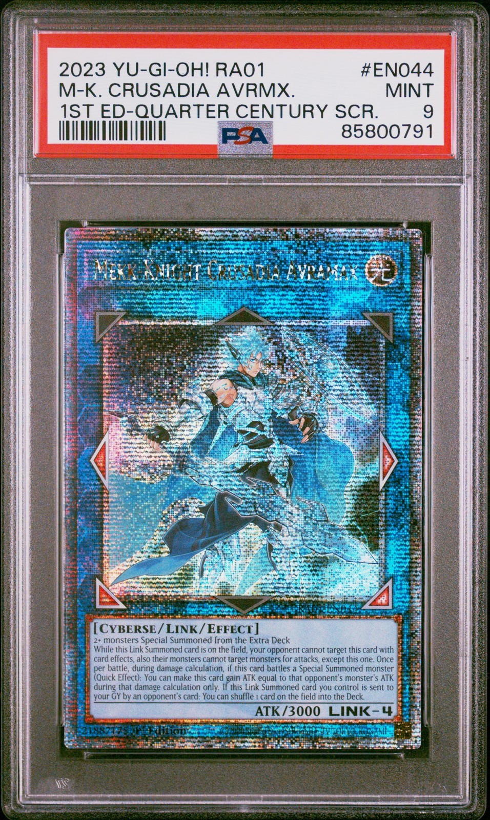 遊戯王英語版 2023 RA01-25TH ANV RARITY COLL MEKK-KNIGHT CRUSADIA AVRAMAX PSA 9 鑑定済【中古】｜Basqueバスク 13,505円