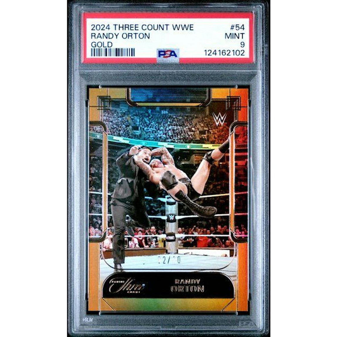 レスリング 2024 Panini Three Count ランディ・オートン Gold /10 #54 PSA 9 鑑定済【中古】｜Basqueバスク