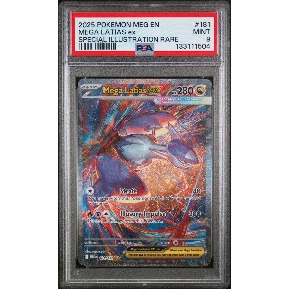 ポケモン英語版 Mega Evolution メガラティアス ex 181/132 PSA 9 鑑定済【中古】｜Basqueバスク 26,925円