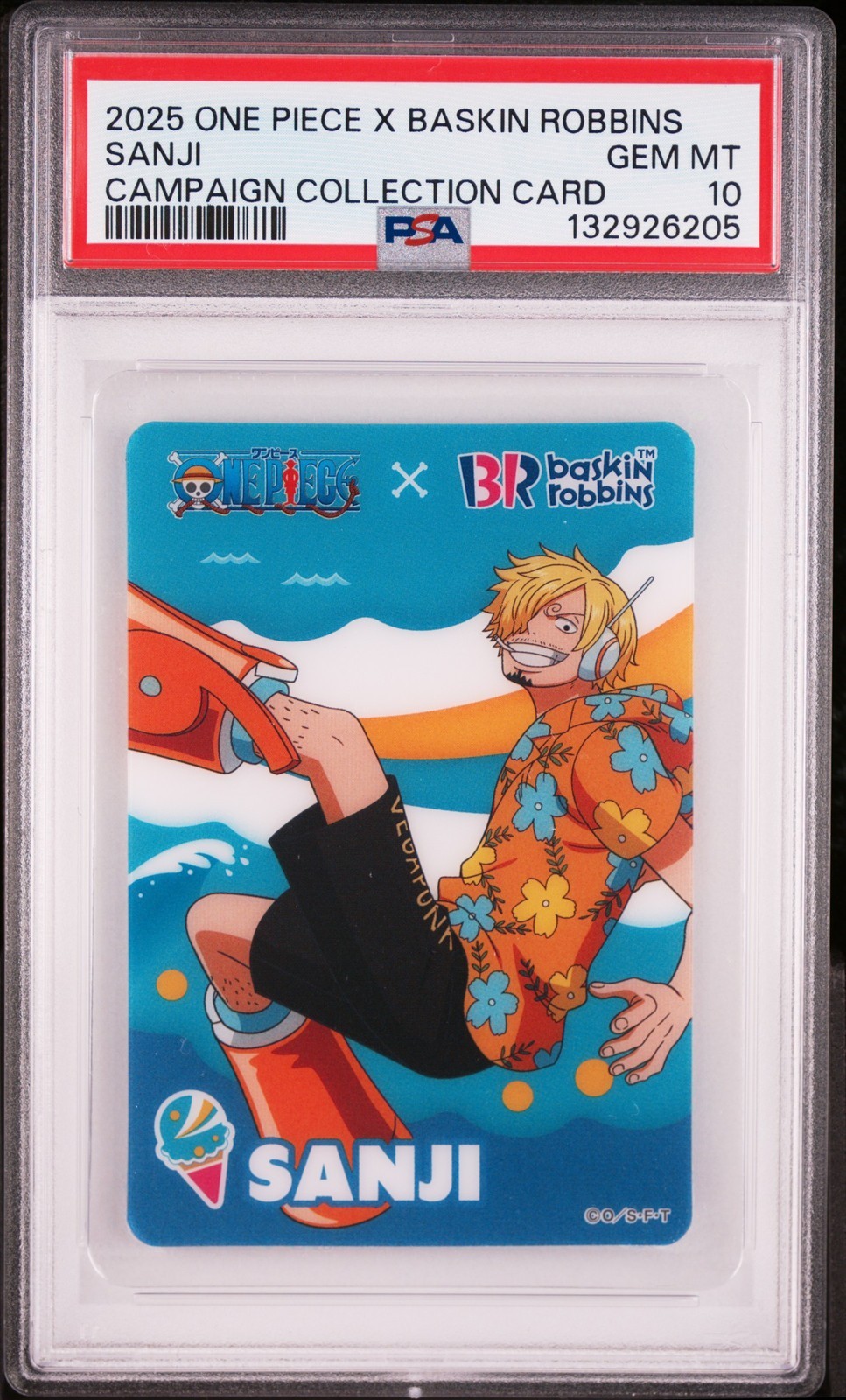 ワンピース英語版 2025 ONE PIECE X BASKIN ROBBINS CAMPAIGN サンジ PSA10 鑑定済【中古】｜Basqueバスク