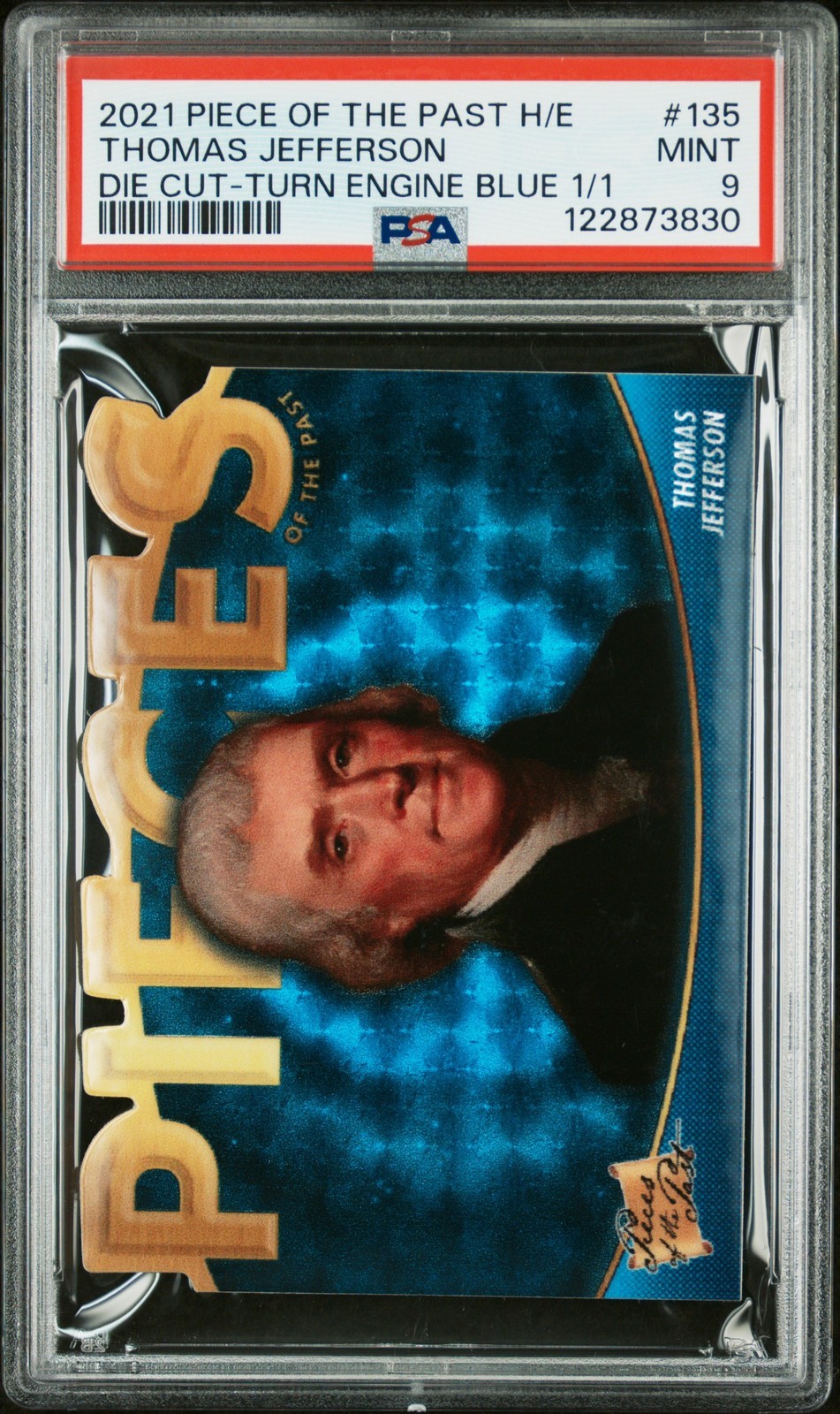 ワンピース英語版 2021 Pieces of the Past Historical ED トーマス・ジェファーソン #135 1/1 PSA 9 鑑定済【中古】｜Basqueバスク