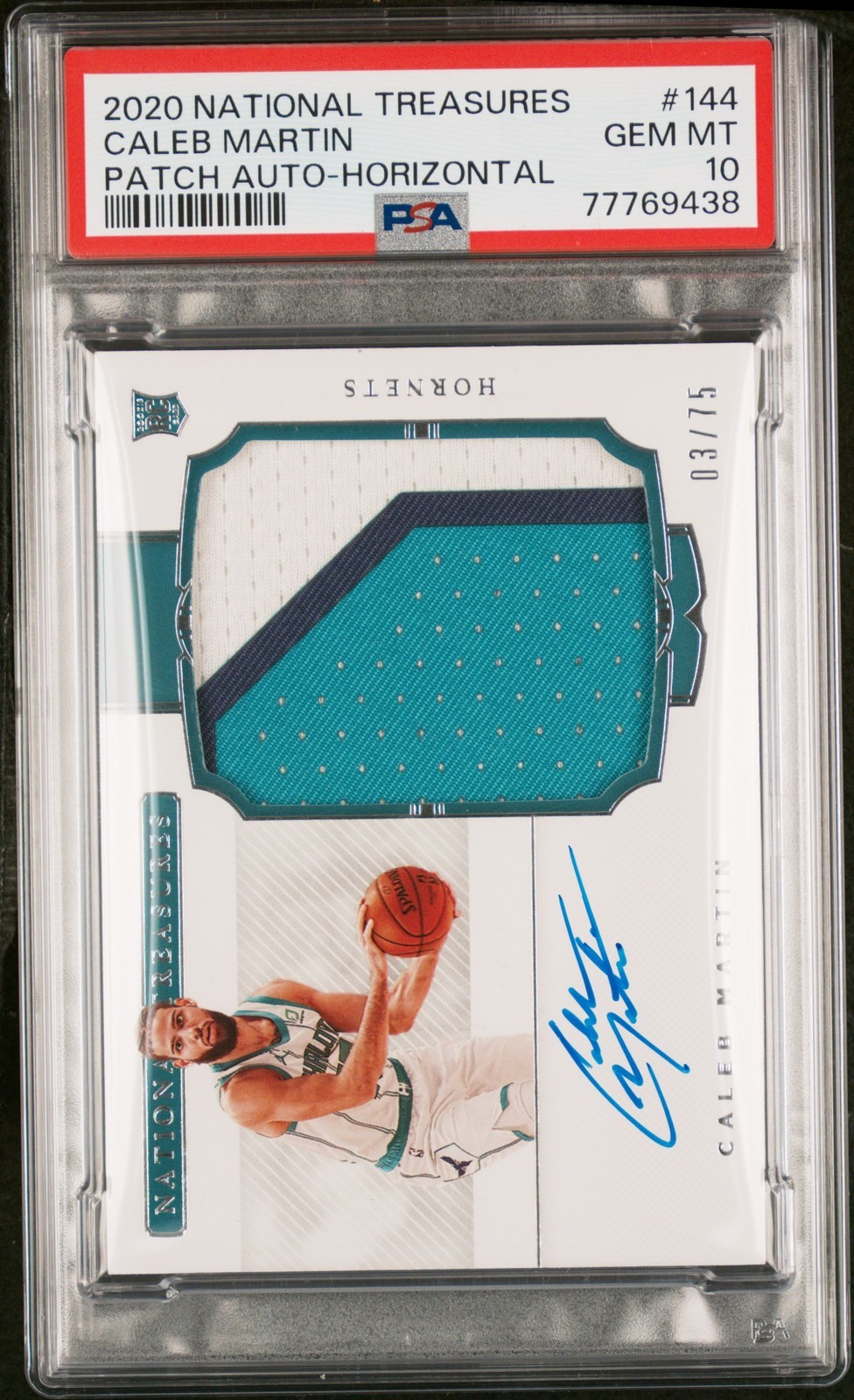 ワンピース英語版 2020 National Treasures Caleb Martin Patch Auto-Horizontal #144 PSA 10 鑑定済【中古】|Basqueバスク
