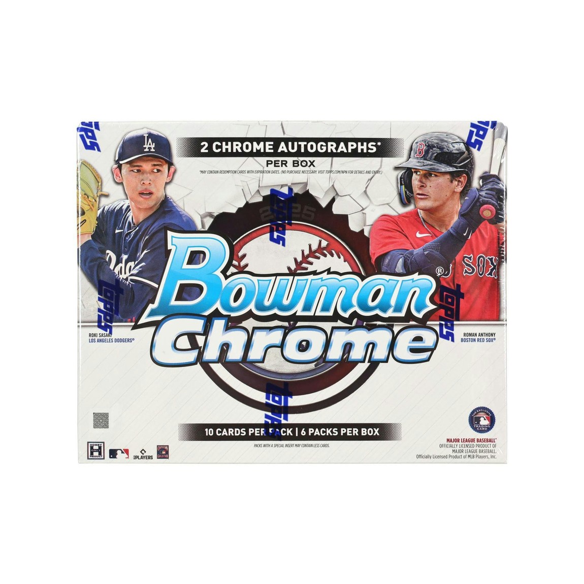 MLB 2025 Bowman Chrome ベースボール ホビーボックス 未開封 佐々木朗希 収録｜Basqueバスク