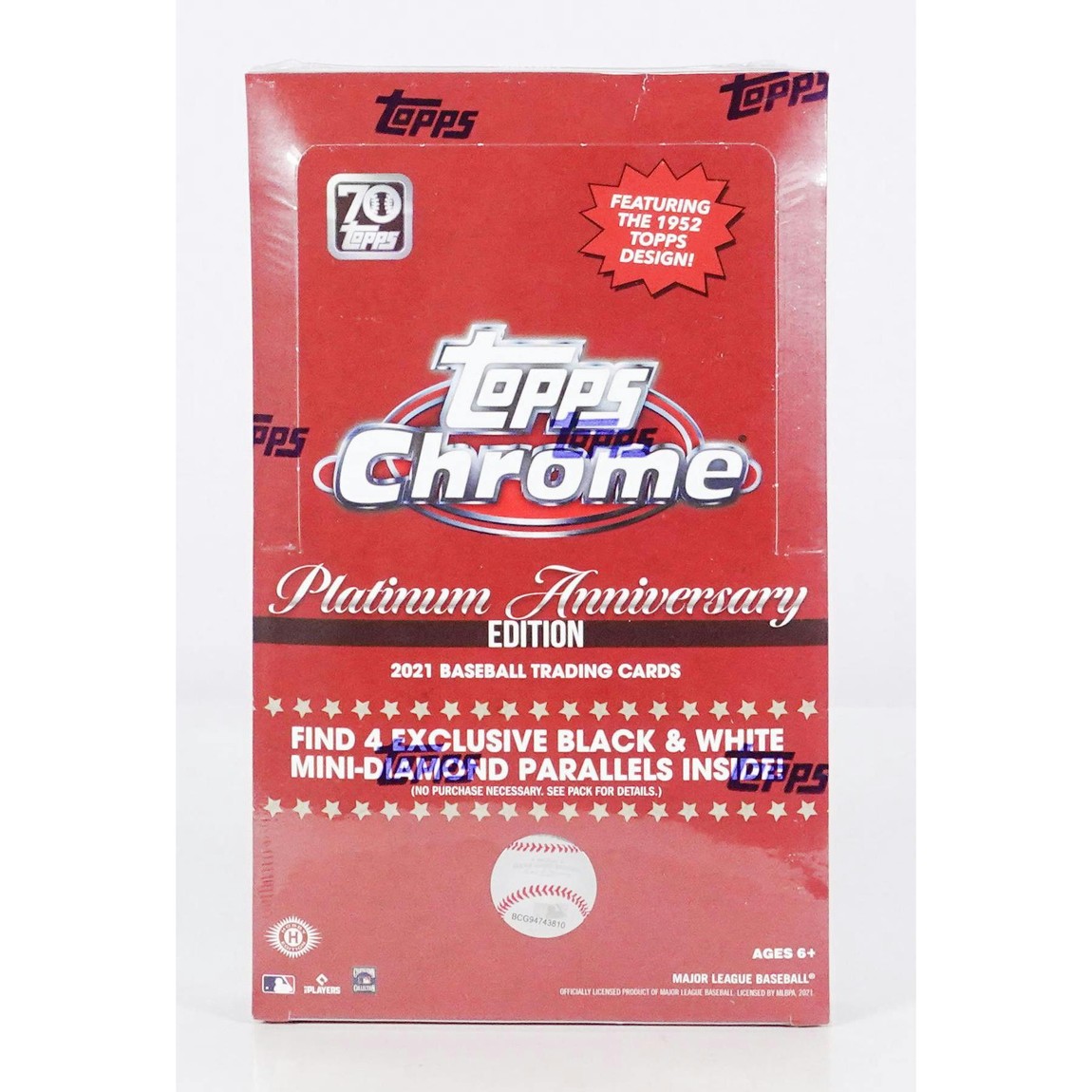 MLB 2021 Topps Chrome Platinum Anniversary ベースボール ホビーライトボックス 未開封｜Basqueバスク