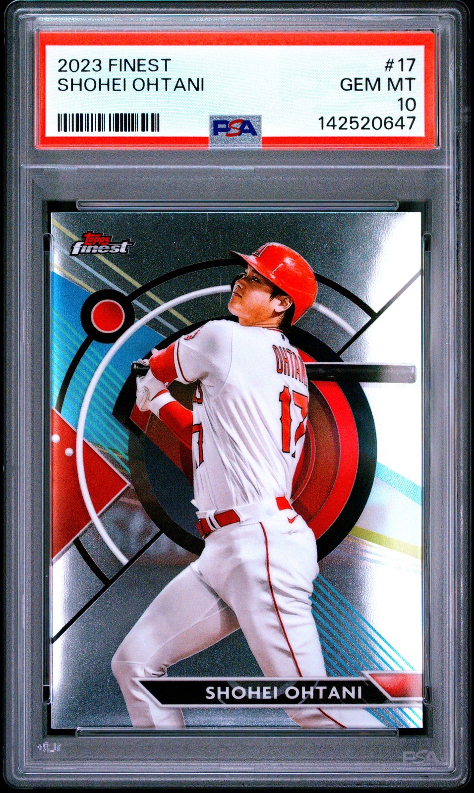 MLB 2023 Topps Finest 大谷翔平 #17 PSA 10 鑑定済【中古】|Basqueバスク