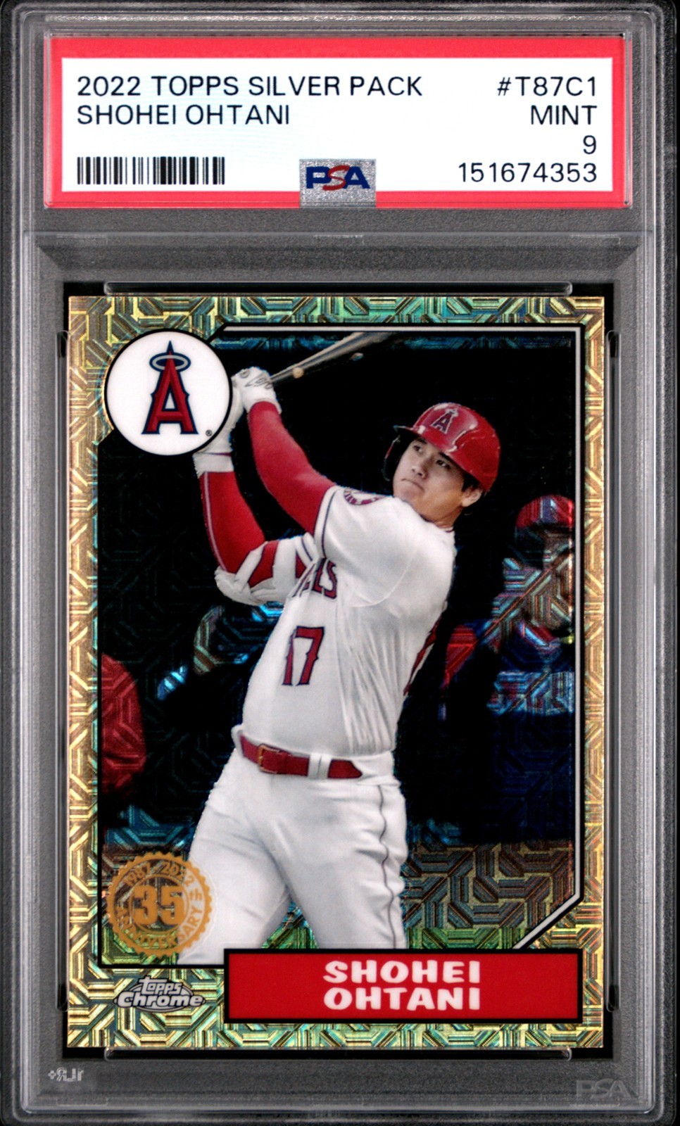 MLB 2022 Topps Silver Pack 1987 Chrome Promo 大谷翔平 #T87C1 PSA 9 鑑定済【中古】｜Basqueバスク