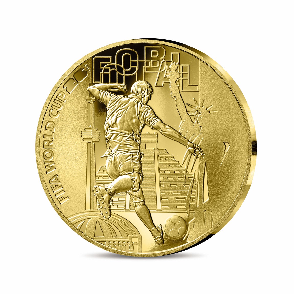 FIFA ワールドカップ 2026 50ユーロ金貨 プルーフ 2025年 モネ・ド・パリ|Basqueバスク
