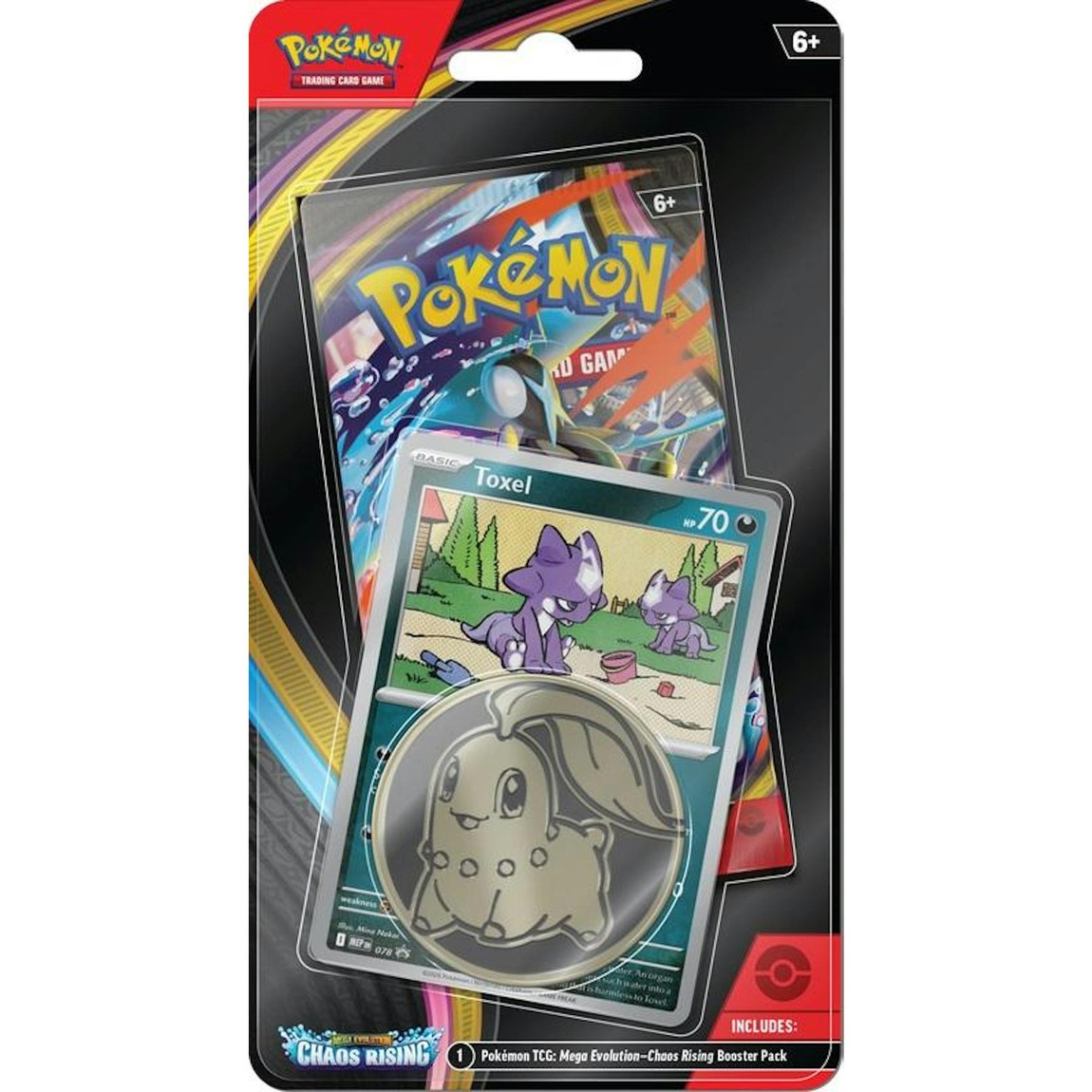 ポケモン英語版 Mega Evolution: Chaos Rising Checklane 16-Blister Box|Basqueバスク
