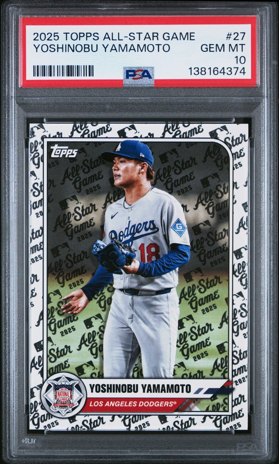 MLB 2025 Topps All-Star Game 山本由伸 #27 PSA 10 鑑定済【中古】｜Basqueバスク