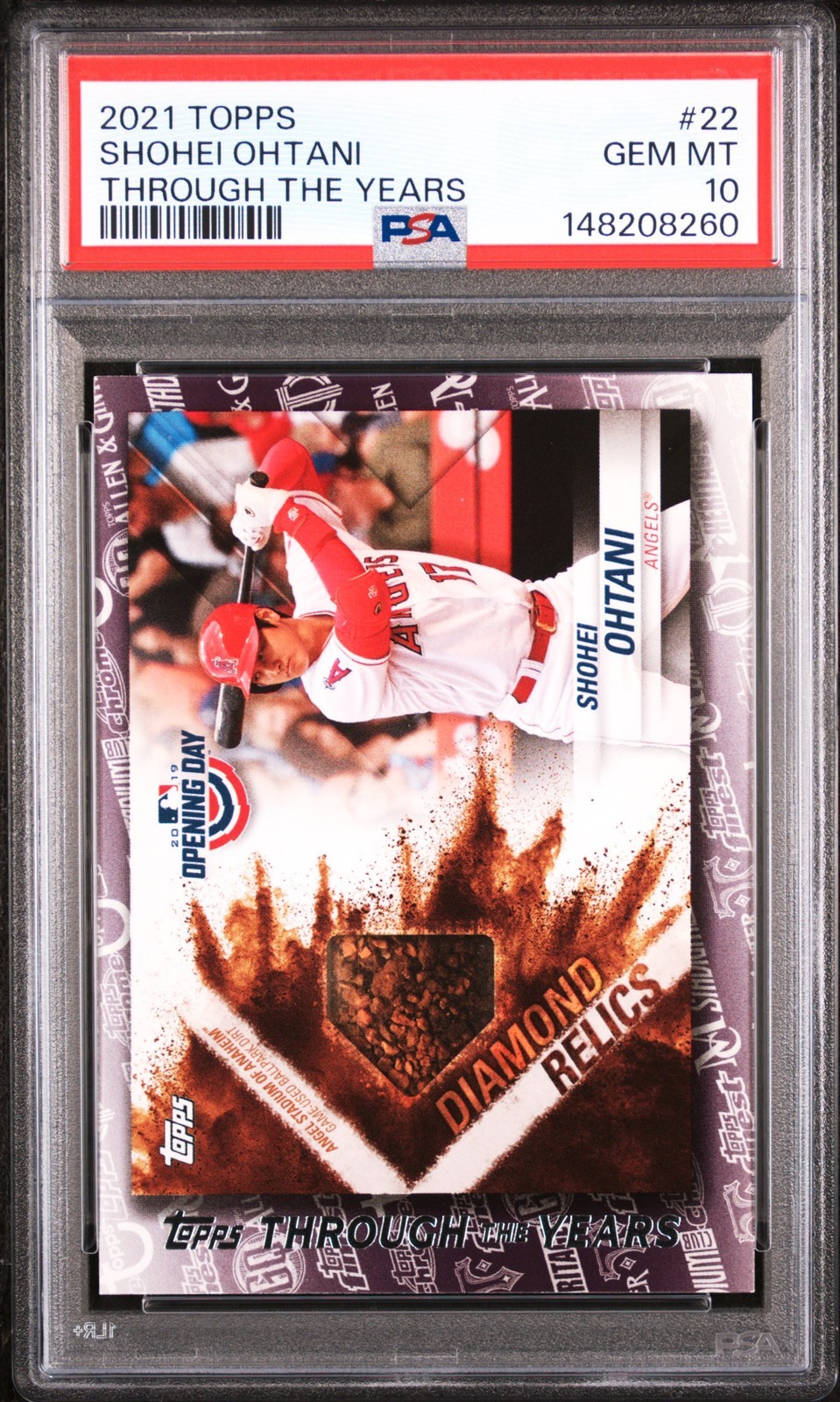 MLB 2021 Topps Through the Years 大谷翔平 #22 PSA10 鑑定済【中古】|Basqueバスク