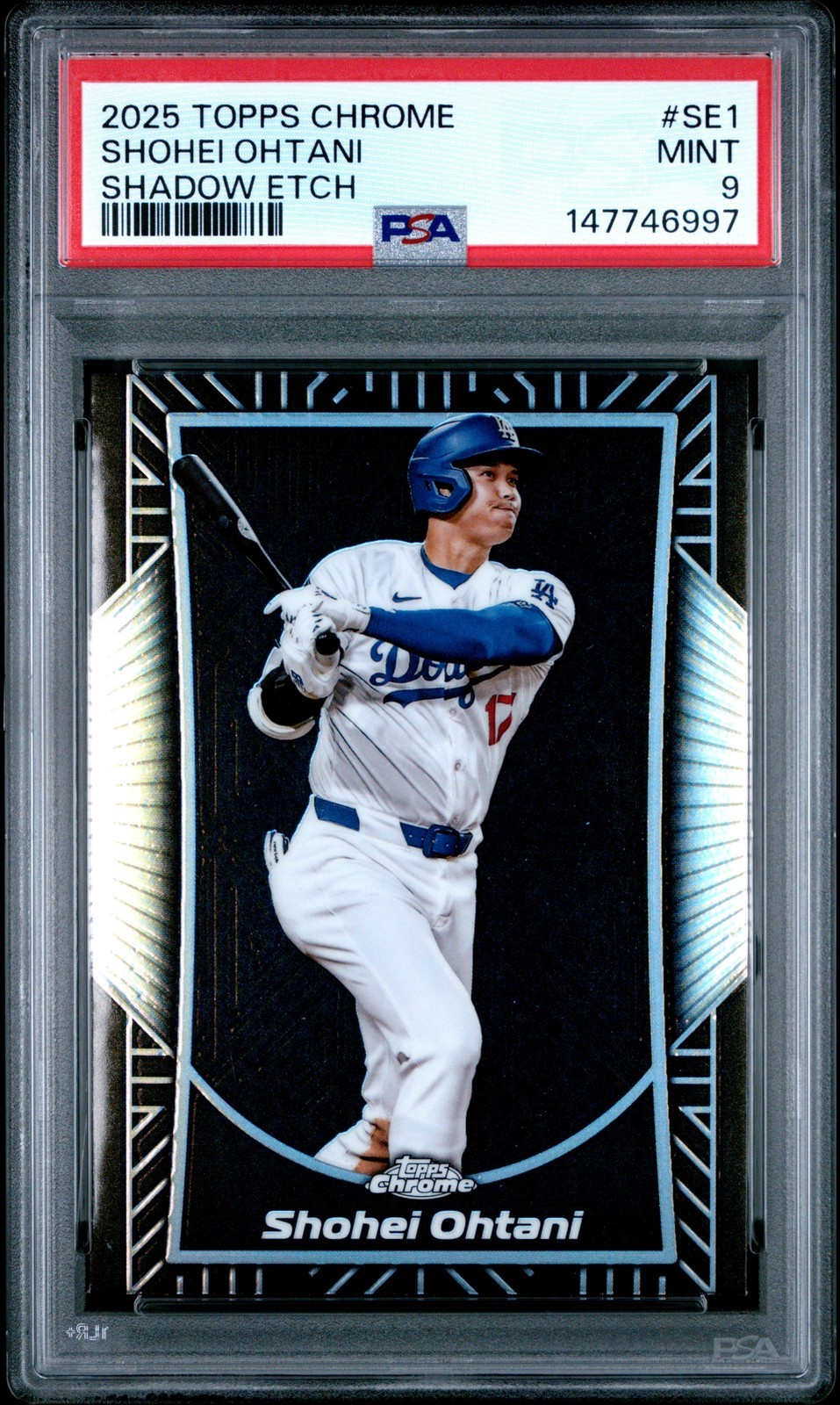 MLB 2025 TOPPS CHROME SHADOW ETCH 大谷翔平 #SE1 PSA 9 鑑定済【中古】｜Basqueバスク