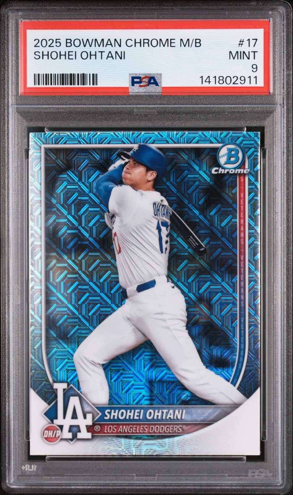 MLB 2025 BOWMAN CHROME MEGA BOX 大谷翔平 #17 PSA9 鑑定済【中古】｜Basqueバスク