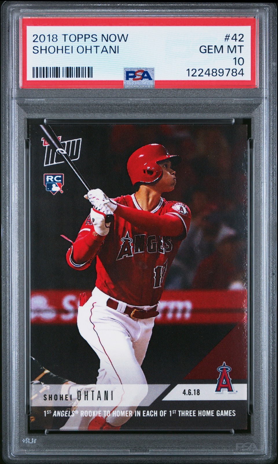 MLB 2018 TOPPS NOW 大谷翔平 #42 PSA 10 鑑定済【中古】｜Basqueバスク