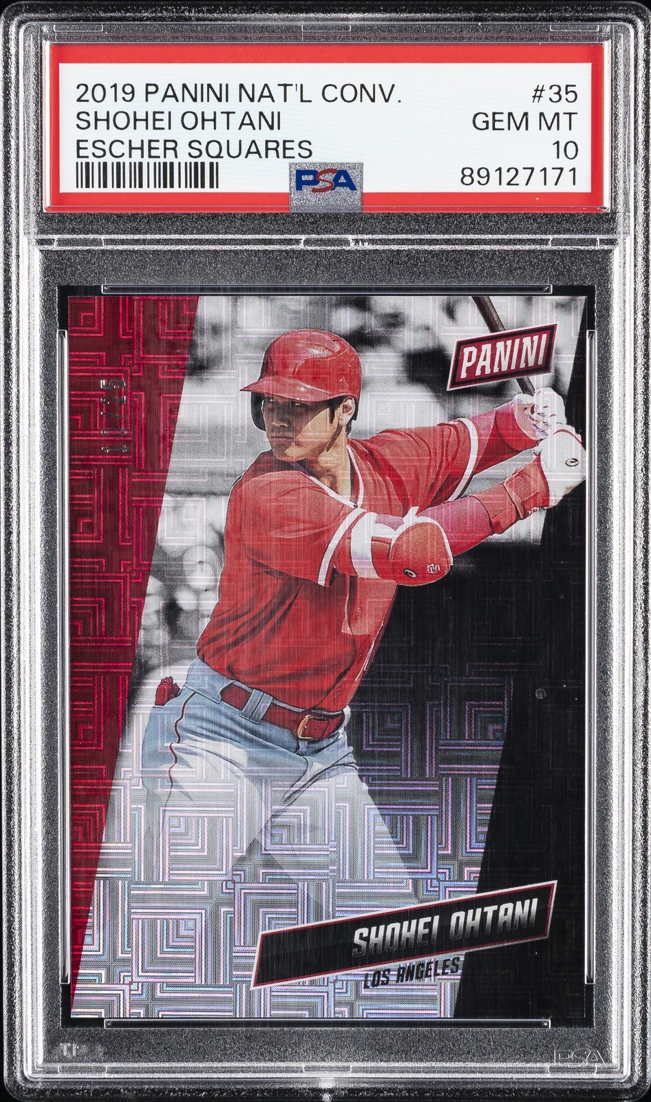 MLB 2019 PANINI NAT CONVENTION ESCHER SQUARES 大谷翔平 #35 10/25 PSA10 鑑定済【中古】｜Basqueバスク