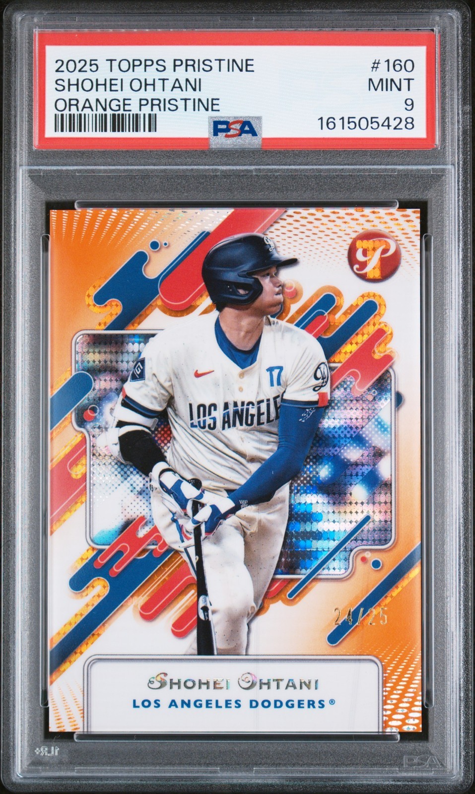 MLB 2025 Topps Pristine 大谷翔平 Orange Pristine #160 24/25 PSA 9 鑑定済【中古】|Basqueバスク