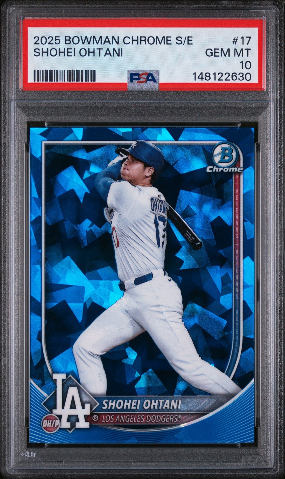 MLB 2025 BOWMAN CHROME SAPPHIRE EDITION 大谷翔平 #17 PSA 10 鑑定済【中古】｜Basqueバスク