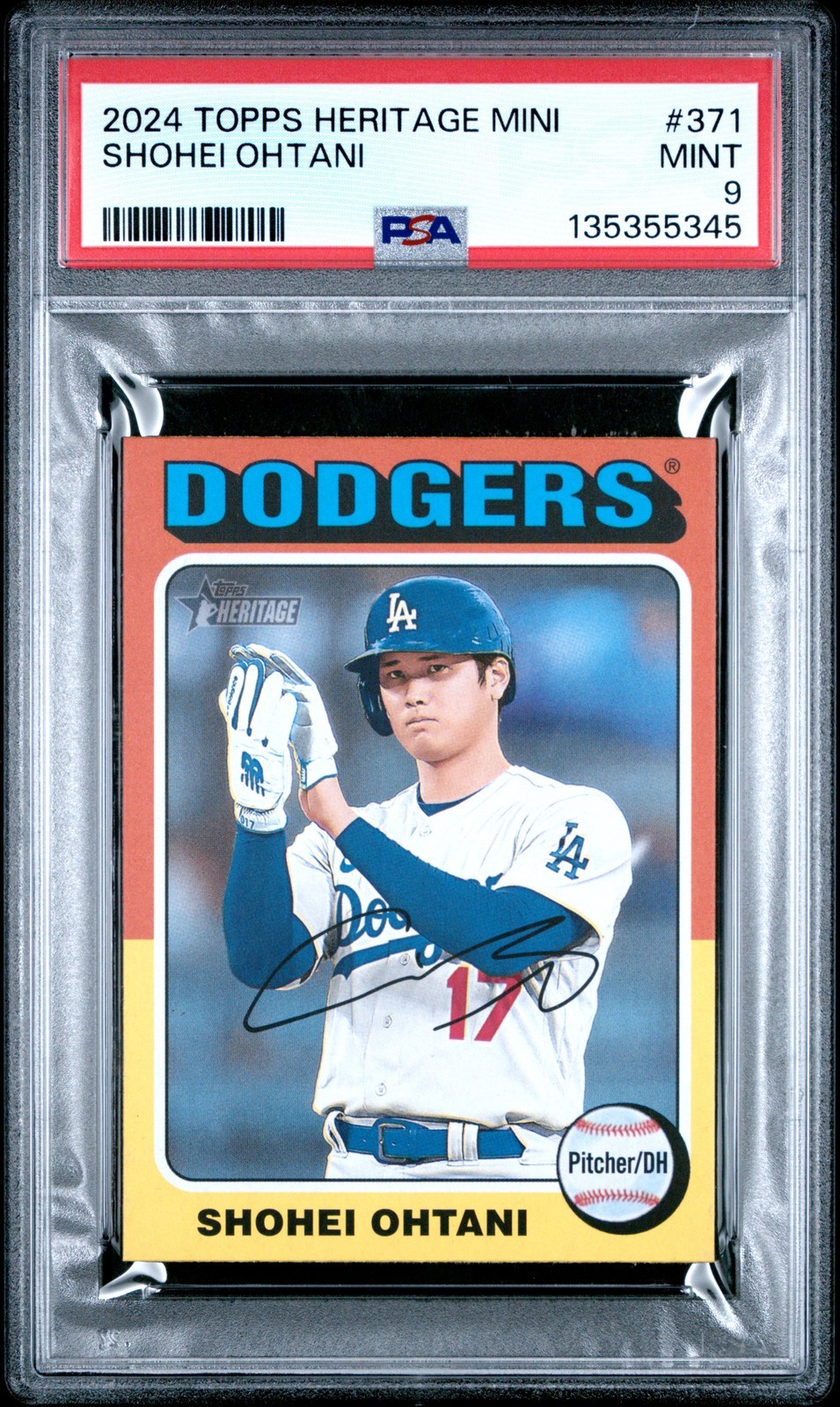 MLB 2024 Topps Heritage Mini 大谷翔平 #371 PSA 9 鑑定済【中古】|Basqueバスク