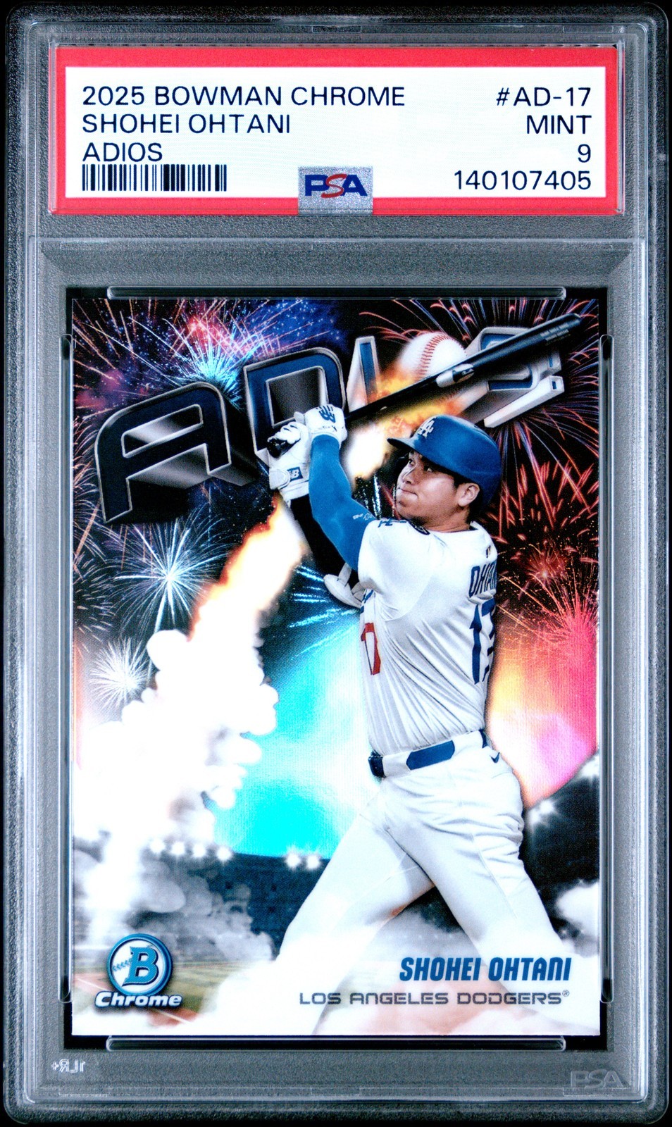 MLB 2025 BOWMAN CHROME ADIOS 大谷翔平 #AD-17 PSA9 鑑定済【中古】|Basqueバスク