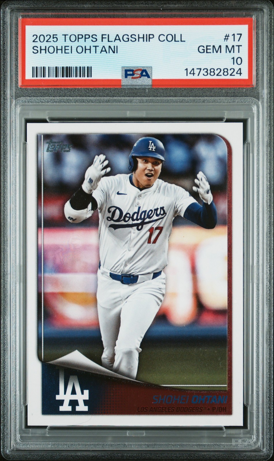 MLB 2025 TOPPS FLAGSHIP COLL 大谷翔平 #17 PSA10 鑑定済【中古】｜Basqueバスク 28,512円