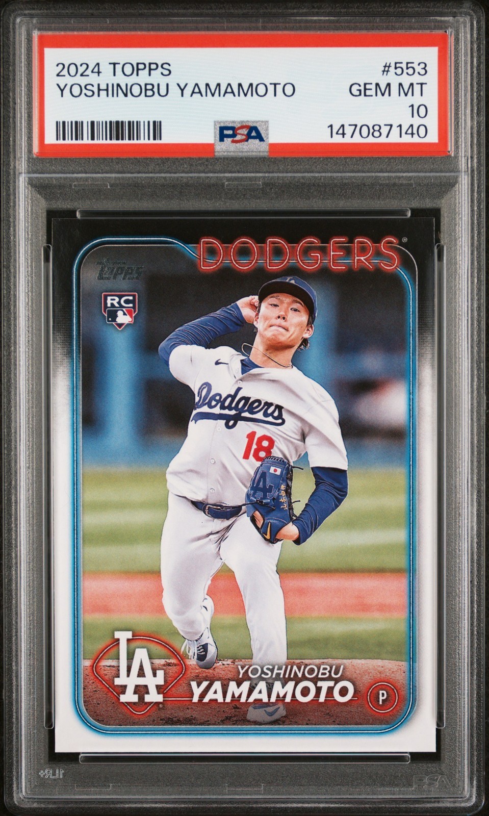 MLB 2024 Topps 山本由伸 #553 PSA 10 鑑定済【中古】|Basqueバスク