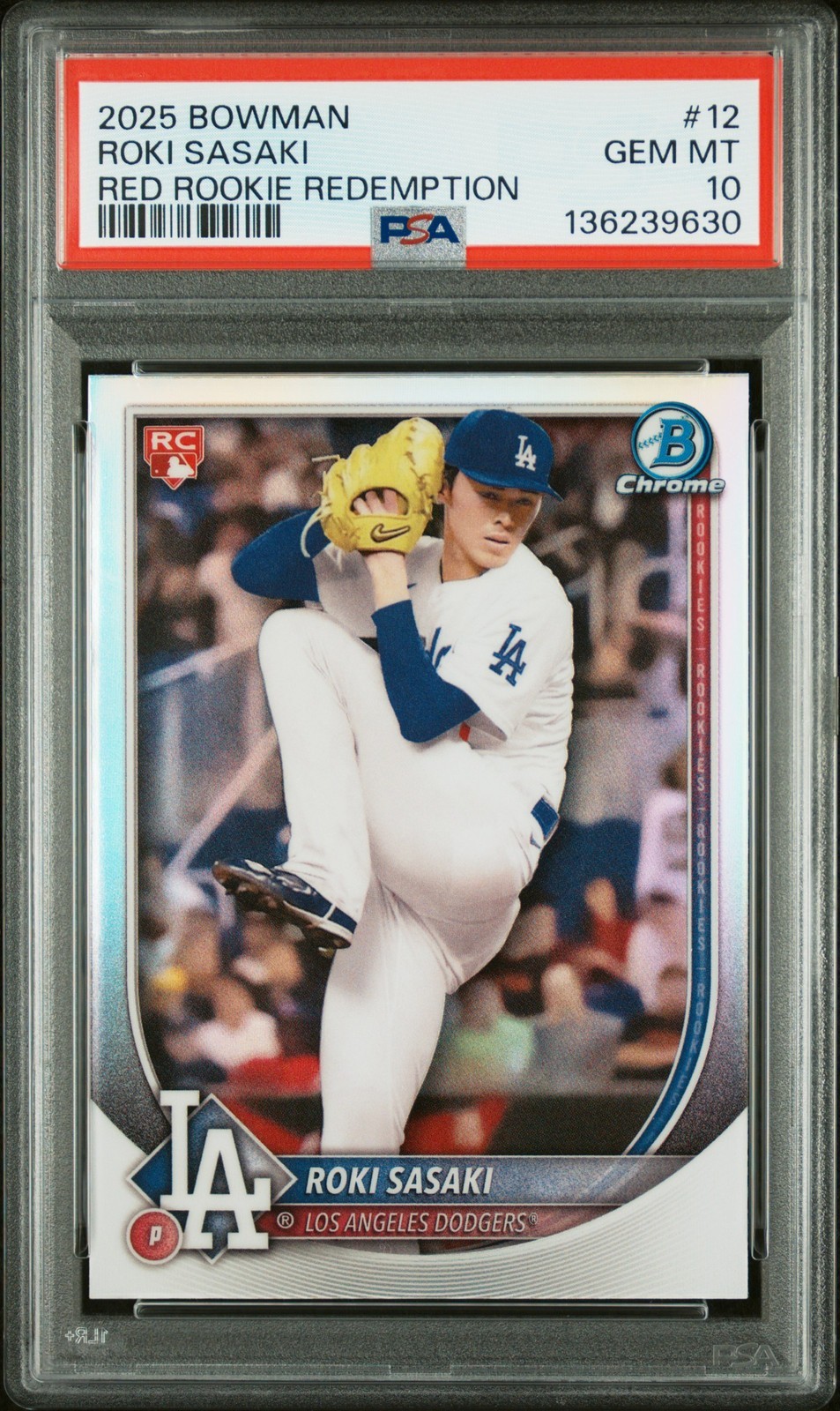 MLB 2025 BOWMAN 佐々木朗希 ルーキー リデンプション #12 PSA 10 鑑定済【中古】|Basqueバスク