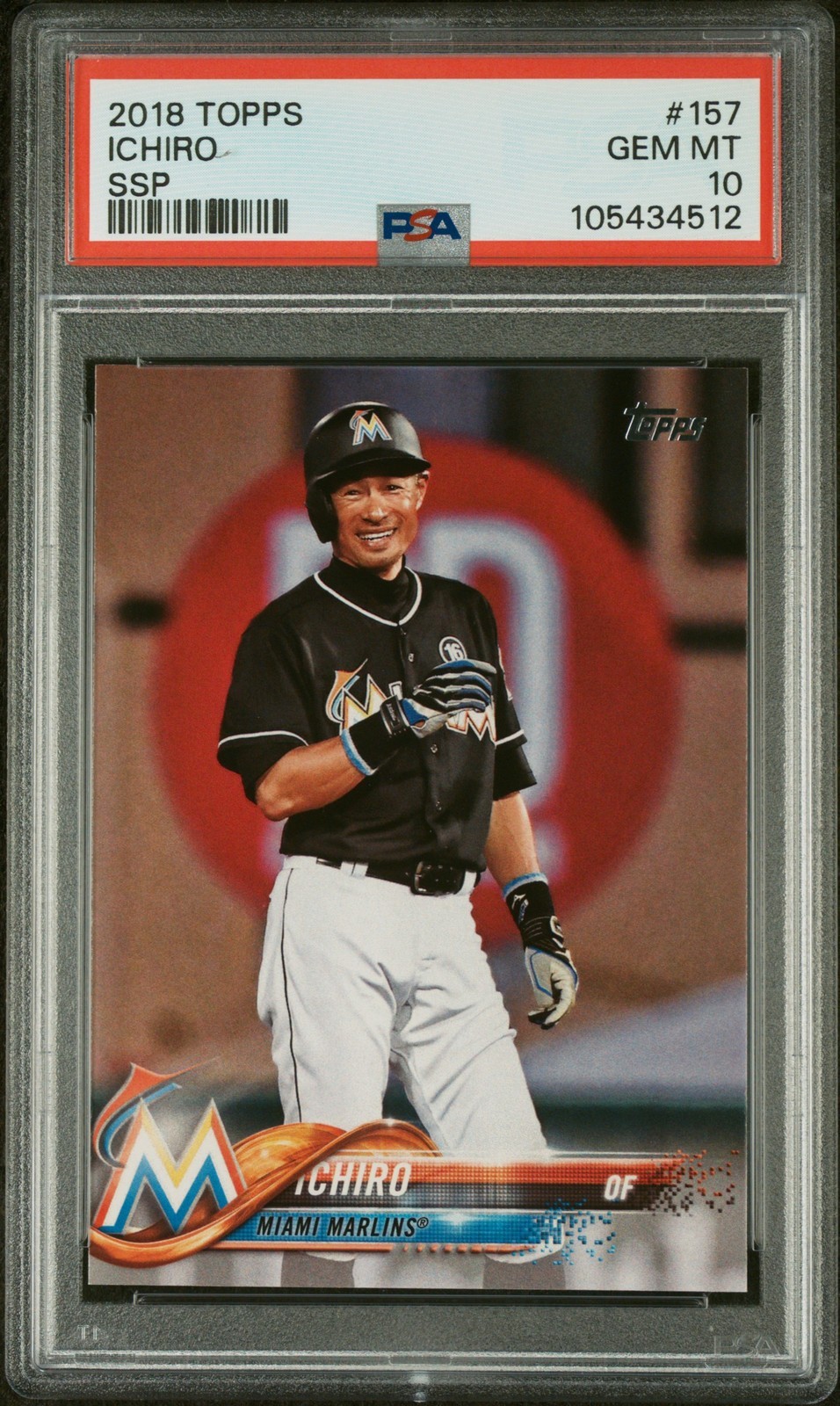 MLB 2018 TOPPS SSP イチロー #157 PSA10 鑑定済【中古】｜Basqueバスク 103,895円