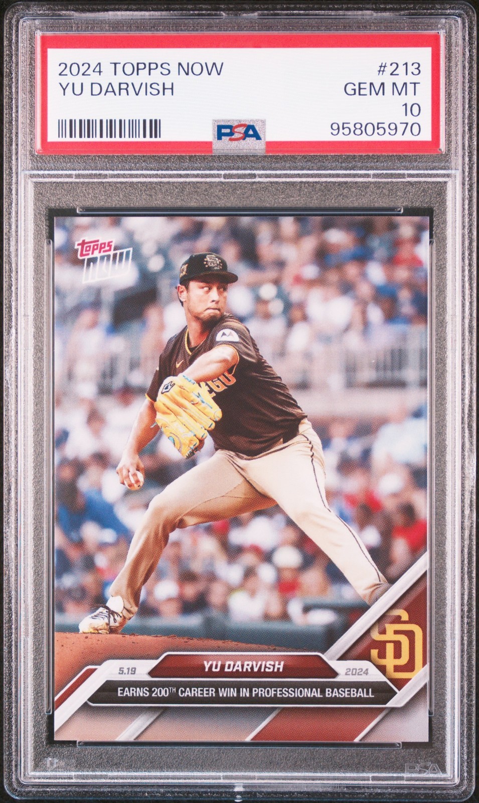 MLB 2024 TOPPS NOW ダルビッシュ有 #213 PSA10 鑑定済【中古】｜Basqueバスク